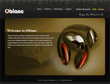 Tablet Screenshot of oblanc.com
